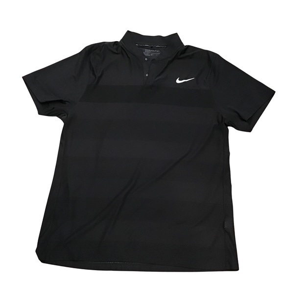 Mens Nike Golf Shirt Xl Black